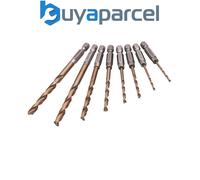 Faithfull FAIQCSET8 Quick Change Impact Drill Bit Set 8 Piece