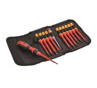Faithfull Quick Change VDE Screwdriver Set 13 Piece Mixed Drive FAISDVDES13W