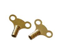 Faithfull Radiator Keys - Brass (pack Of 2)