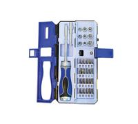 Faithfull Ratchet Screwdriver & Socket Set, 33 Piece Multi Colour (One Size)