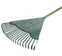 Faithfull Tools FAICOULRP Countryman Leaf Rake with Plastic Head, Blue, 58.5 x 181 x 5 cm