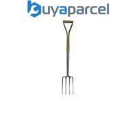 Faithfull RI11-VRSSBFWSYD Prestige Stainless Steel Border Fork Ash Handle FAIPRE