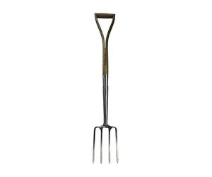 Faithfull RI11-VRSSDFWSYD Prestige Stainless Steel Digging Fork Ash Handle