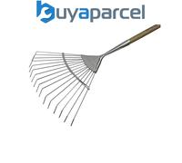 Faithfull RI12-VRSSLRWH Prestige Stainless Steel Lawn Rake Ash Handle FAIPRESLRS
