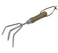 Faithfull Prestige Stainless Steel Hand Cultivator with Ash Handle