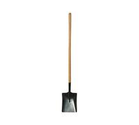 Faithfull Long Handled Square Shovel OSS2LH No.2 Square Blade - Black