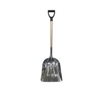 Faithfull Ri34-Snwasspyd Aluminium Grain Shovel Wood Handle Faigrain