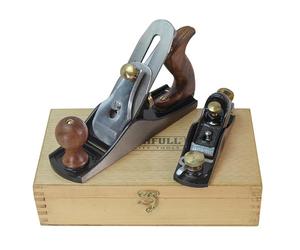 Faithfull RI61-CS2PSBPWB No.4 Plane & No.60 1/2 Plane In Wooden Box