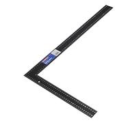 Faithfull Roofing Rafter Framing Square - Heavy-Duty Steel Carpenter's Square with Metric & Imperial Markings, Conversion Chart & Hanging Hole - 600 x 400mm (24 x 16in)