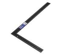 Faithfull Roofing Rafter Framing Square - Heavy-Duty Steel Carpenter's Square with Metric & Imperial Markings, Conversion Chart & Hanging Hole