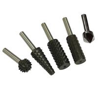 Faithfull Rotary Rasps (4) & Countersink (1) Set