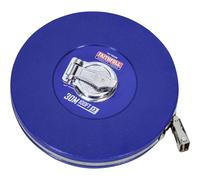 Faithfull Rounded Long Fibreglass Tape Measure Imperial & Metric 100ft / 30m 13mm