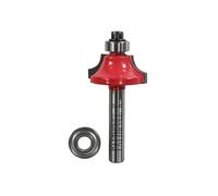 Faithfull Router Bit TCT 6.3mm Rounding Over 1/4in Shank - 3 Pack
