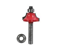 Faithfull Router Bit TCT 6.3mm Rounding Over 1/4in Shank - 3 Pack