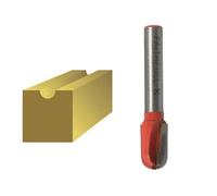 Faithfull Router Bit Tct Radius 5.0 X 18mm 1/4In Shank Fairb62