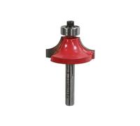 Faithfull Router Bit Tct Rounding Over 15.8mm X 9.5mm 1/4in Shank