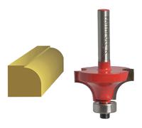 Faithfull Router Bit FAIRB41 TCT Bearing-Guided Rounding Over 15.8×9.5mm 1/4in Shank