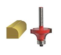 Faithfull Router Bit Tct Rounding Over 15.8mm X 9.5mm 1/4In Shank Fairb41
