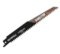 Faithfull - S1111DF Bi-Metal Sabre Saw Blade Demolition 228mm 6 TPI (Pack of 5)