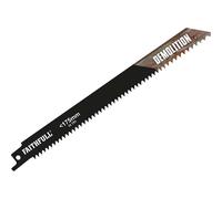 Faithfull Bi-Metal Sabre Saw Blade S1122HF Demolition 200 mm x 10 TPI Pack of 5