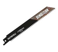 Faithfull 14020007 S922Hf Bi-Metal Sabre Saw Blade Demolition 150Mm 10 Tpi (Pack 5)