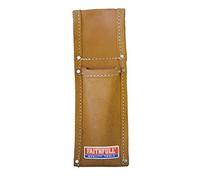 Faithfull Scaffold Level Holder - Single Pocket Spirit Level & Small Tool Pouch with Looped Belt Fitting for Carpenters, Roofers & Joiners - Tan, 270mm x 90mm