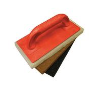 Faithfull Scouring Pad Holder + Fine Medium & Co Pads Multi Colour (One Size)