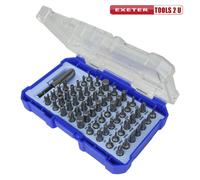 Faithfull FAISBSET61 61 Piece Screwdriver Bit Set Including, Slotted, Pozidriv, Phillips, Hex, Star (Torx), Tamperproof, Hex Security and Spanner Drive. Plus 1/4in Magnetic Bit Adaptor