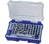 Faithfull Screwdriver Bit Set FAISBSET42 and socket set of 42