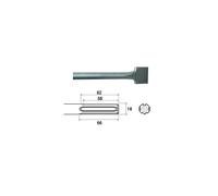 Faithfull Sds Max Straight Scaling Chisel 50 X 400Mm in Silver Faithfull Silver