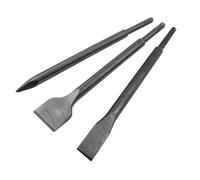 Faithfull SDS Plus Chisel Set, 3 Piece in Silver Faithfull Silver