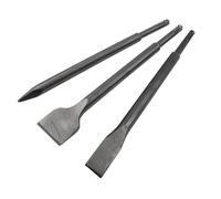 Faithfull SDS-plus Concrete & Masonry Chisel Set Flat, Pointed & Spade Chisel