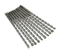 Faithfull FAISDS10210B SDS Masonry Drill Bit 10 mm x 150 mm WL x 210 mm - Bulk pack of 10