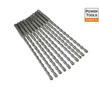 Faithfull Sds Plus Drill Bit 8Mm Ol: 210Mm Wl: 150Mm Bulk 10