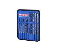 Faithfull SDS Plus Drill Bit Set, 10 Piece