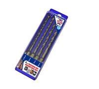 Faithfull FAISDSSET4 SDS Masonry Drill Bit Set 4 Piece 5.5, 6, 7, 8mm, Concrete, Hard Stone and Brick