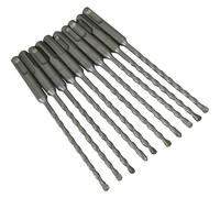 Faithfull SDS Plus Masonry Drill Bit Bulk Pack of 10