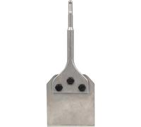 Faithfull SDS Plus Tile & Floor Scraper, 265mm x 100mm, for Scraping & Removing Adhesives, Paint & Soft Plaster from Floors & Walls