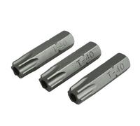 Faithfull Security S2 Grade Steel Screwdriver Bits Multi Colour (T40S)