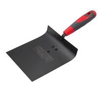 Faithfull SGTHARL Soft-Grip Harling Trowel, 6.5" x 6.5 ", Schwarz