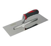 Faithfull FAISGTP13SS Plasterers Trowel Stainless Steel Soft-Grip Handle 13in x 5 in