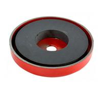 Faithfull Shallow Pot Magnet Multi Colour (80.0 X 9.5mm Power 25.0Kg)
