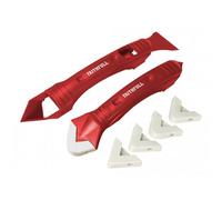 Faithfull Silicone Scraper Kit Two Piece Multi Colour (One Size)