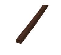 Faithfull Silicone Self Adhesive Draught Excluder Strip Brown 6M 9 x 7mm