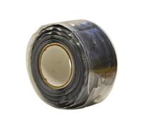 Faithfull Silicone Tape 25mm X 3M Black Black (One Size)