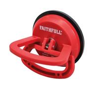 Faithfull 7680141300 Single Pad Suction Lifter 120Mm Pad