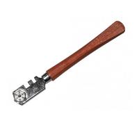 Faithfull Six Wheel Glcutter Tungsten Carbide - Wood Handle Multi Colour (One Size)