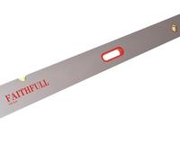 Faithfull FAISL8 Screeding Level 2.4M (8ft) 3 Vial and Grips