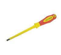 Faithfull Slotted Soft Grip Vde Screwdrivers Multi Colour (6.5 X 150mm)
