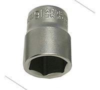 Faithfull SOC1221 21mm Hexagon Socket Chrome Vanadium 1/2-inch Drive